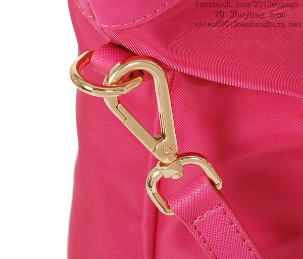 2014 Prada fabric shoulder bag BL4257 rose